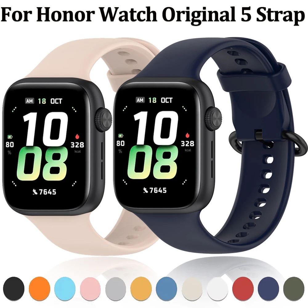 Breathable Soft Silicone Sport Strap - Comfortable Replacement Wristband Accessory