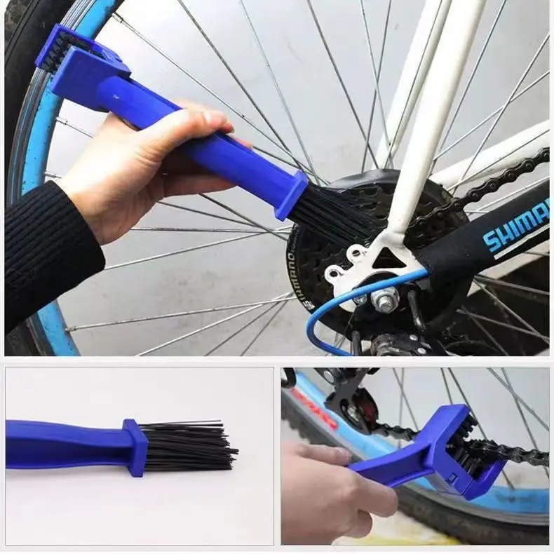 Moto Bicicletta Chain Cleaner Gear Grunge Brush Bike Wash Tool Set Accessori Per La Riparazione Della Bicicletta Per Yamaha Virago Xv535 Benelli