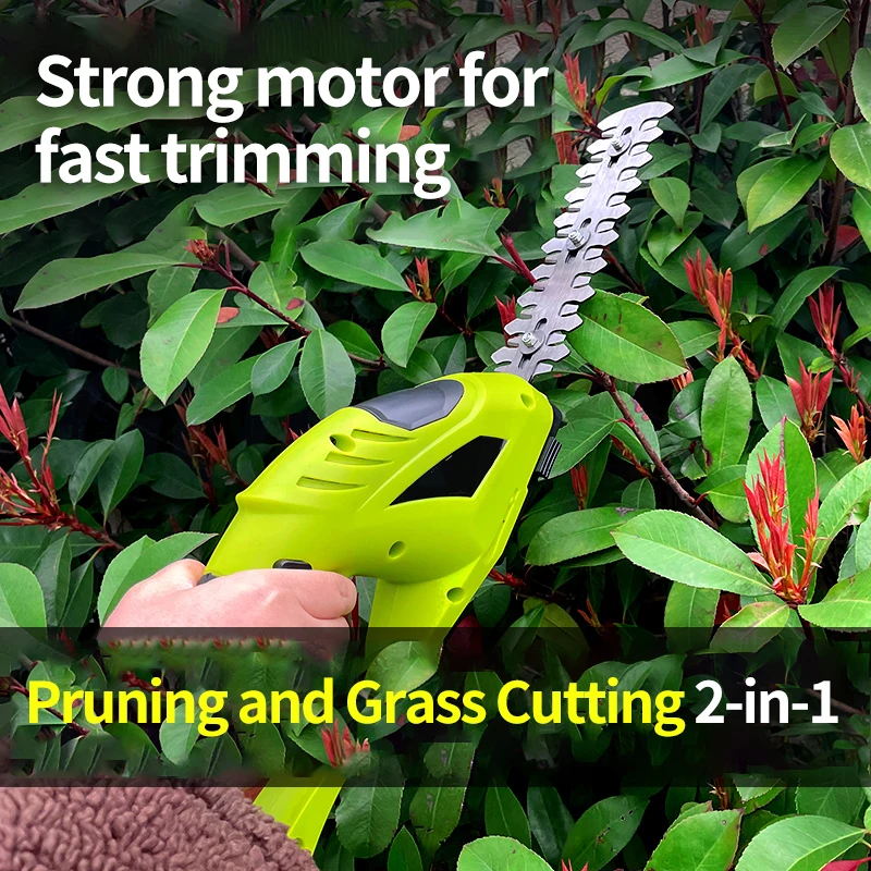 Electric Lawn Mower 12V Lawn Specific Gardening Trimmer Household Small Portable Lawn Mower 500W Handheld Branch Hedge Trimmer 3