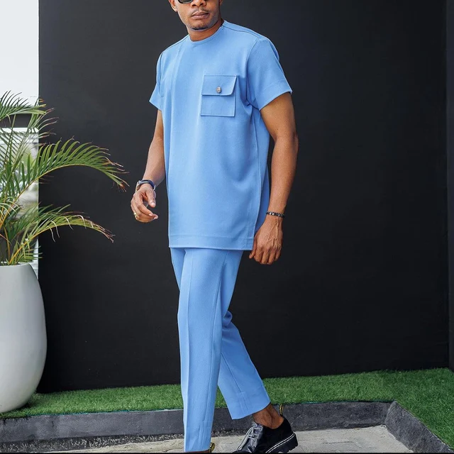 Mide Short Sleeve Dashiki Outfit - Image 4