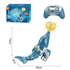 RC High Speed Remote Control Boat Simulation Dolphin Boat 2.4G with Light Effects Underwater Game Toys remote control toys 6