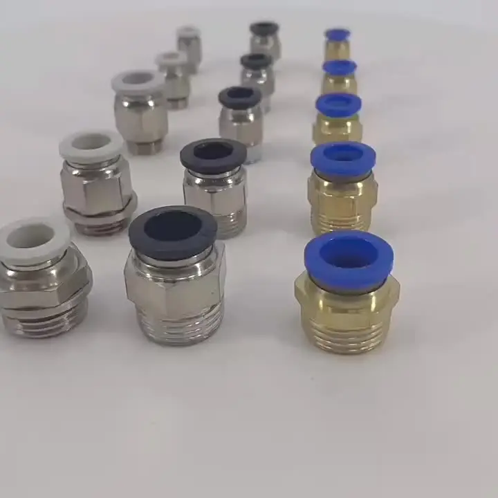 Raccordo Pneumatico Rapido Per Tubi Aria - Filettature 1/8", 1/4", 1/2" - Per Attrezzature Industriali E Fai Da Te - Foto 4