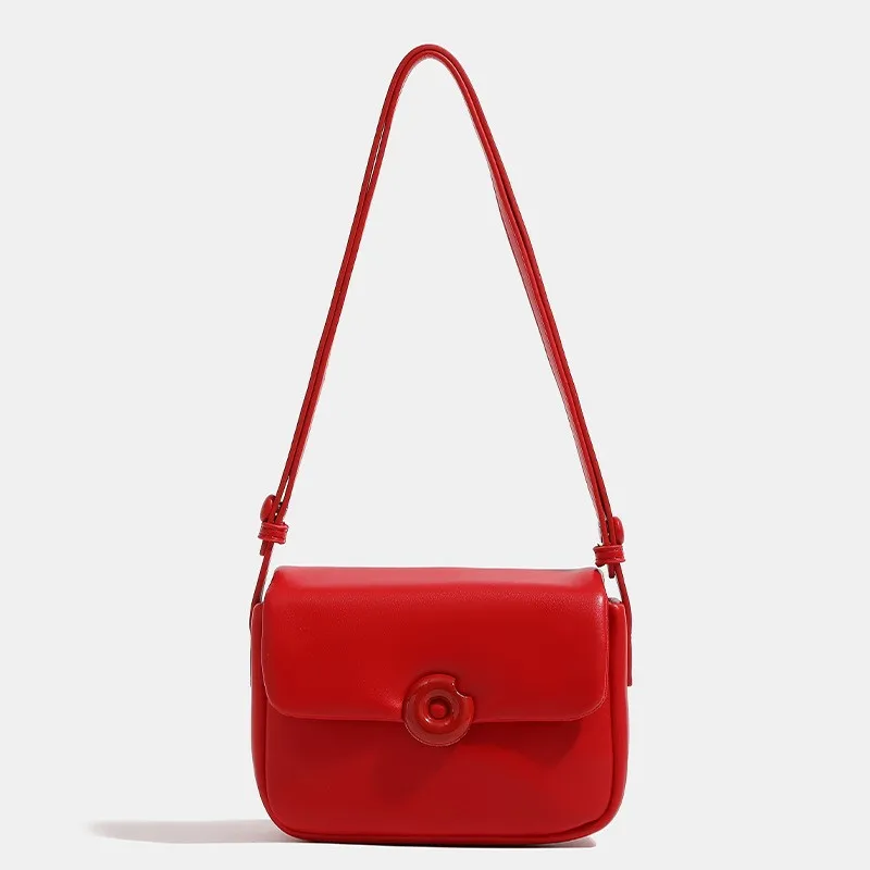 

Высококачественные модные сумки через плечо с клапаном для женщин 2024 кожаные маленькие роскошные сумки однотонные дизайнерские