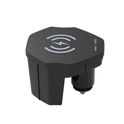 Premium Wireless Car Charger with 15W Fast Charging (Black)