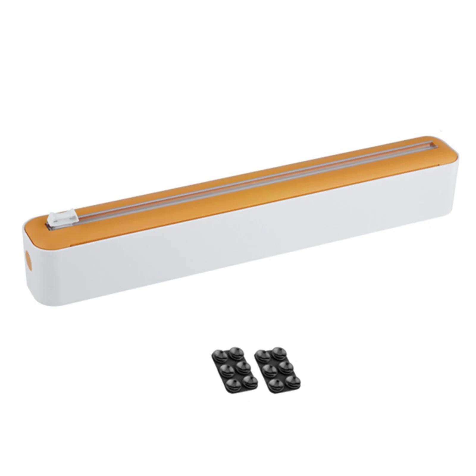 

Dispenser Cling Film Cutter Cling Film Foil Holder Home Unique Suction Cup Base Wrap Food Wrap Plastic Dispenser