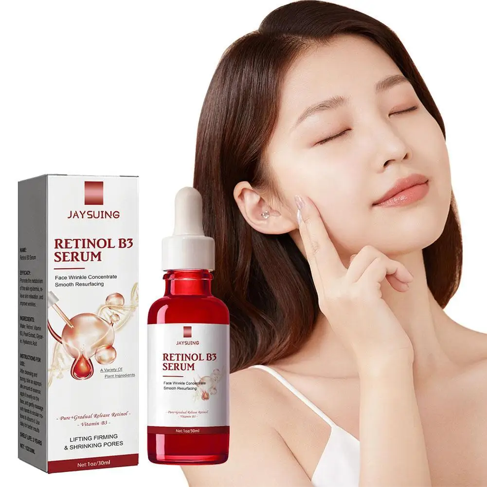 Retinol B3 Wrinkle Remover Face Serum Instant Firming Lifting Anti-Aging Liquid Fade Fine Lines Whitening Skin Care Product 5