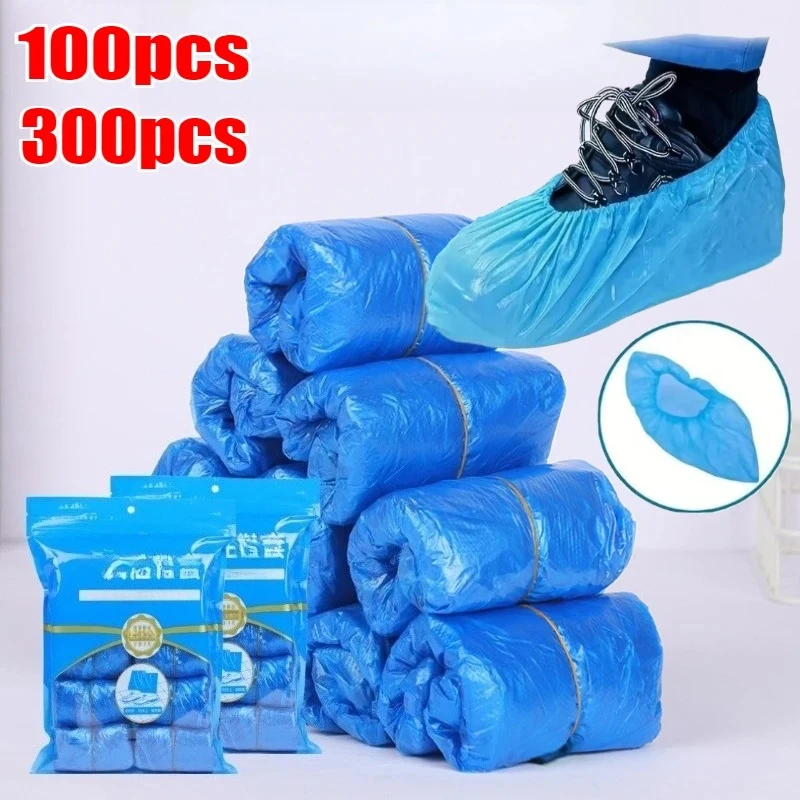 Disposable Waterproof Non-Slip Shoe Covers - Available in Packs of 100/300