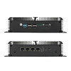 Fanless Industrial Mini PC Intel N100 Processor 4x 2.5G Ethernet Mini-PCIE Expansion WiFi 4G SIM Support Windows Linux Openwrt 1