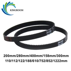 Enhanced Closed Loop GT2 Timing Belt for 3D Printers - Durable Rubber 6mm Synchronous Belt