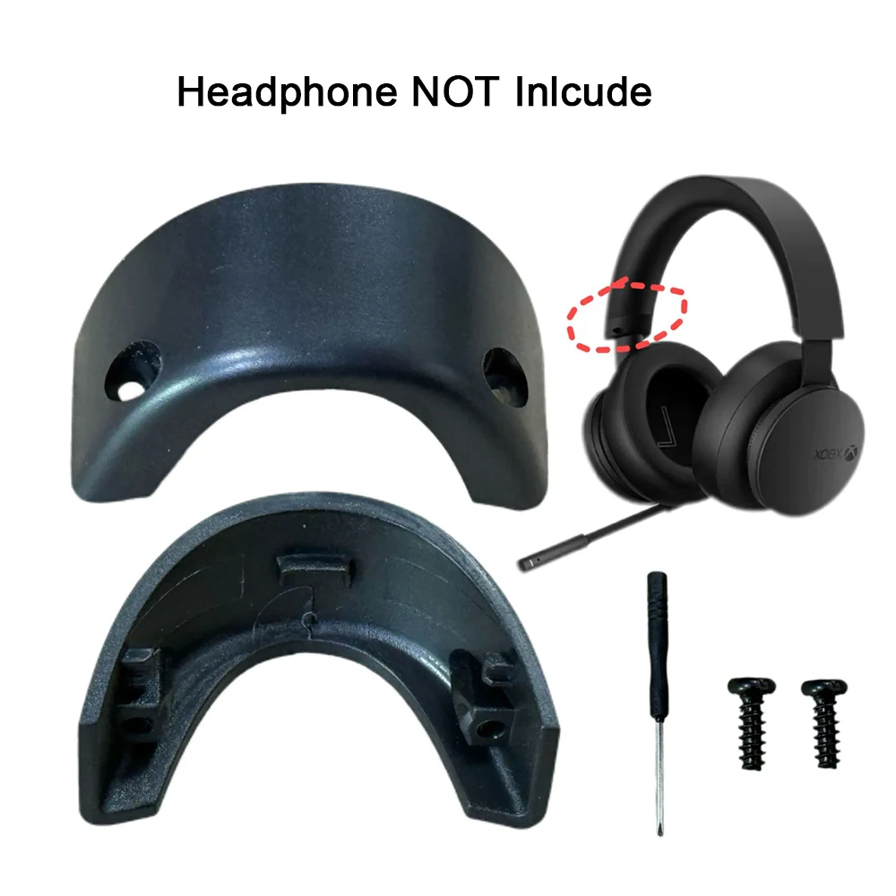 P‌OYATU Replacement Headband Clips for Microsoft Xbox Series X/S & One Headphones Clip, Plastic Snap Lock Repair Kit‌