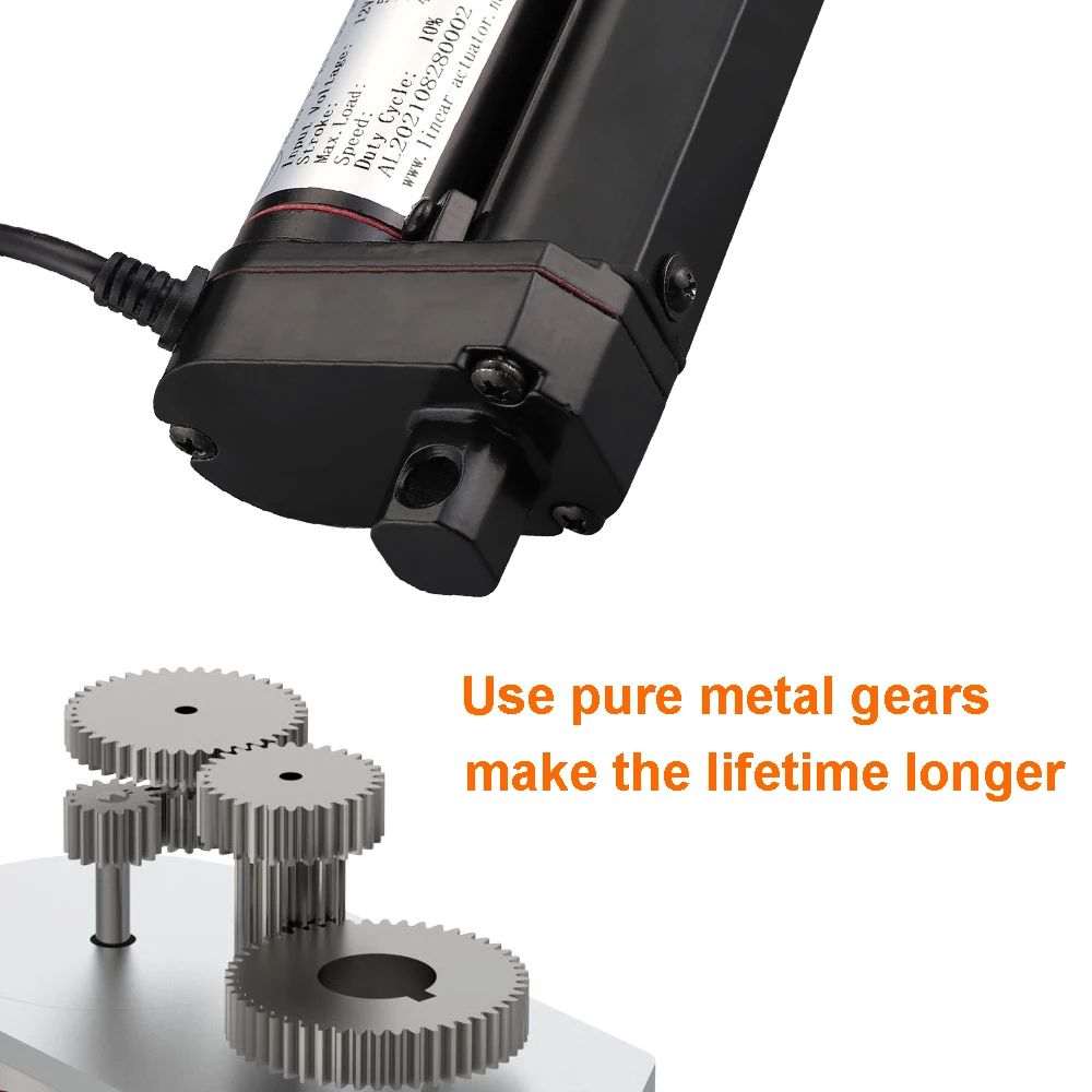 Electric Linear Actuator DC12V 100N 300N 500N 1000N Linear Actuator 150mm Stroke Drive Electric Motor