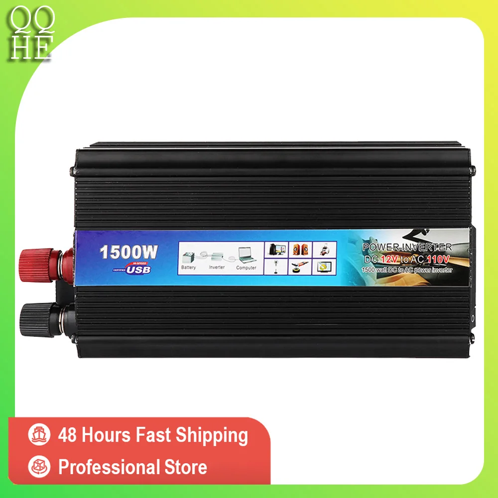 Car Power Inverter Modified Sine Wave Dc 12v To Ac 220v Transformer