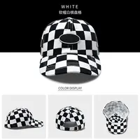 2023 New Mid-sized Child Boys And Girls Checkered Hat Baseball Caps Children's Hat Sunscreen Baseball Caps Fashion Popular Caps 1