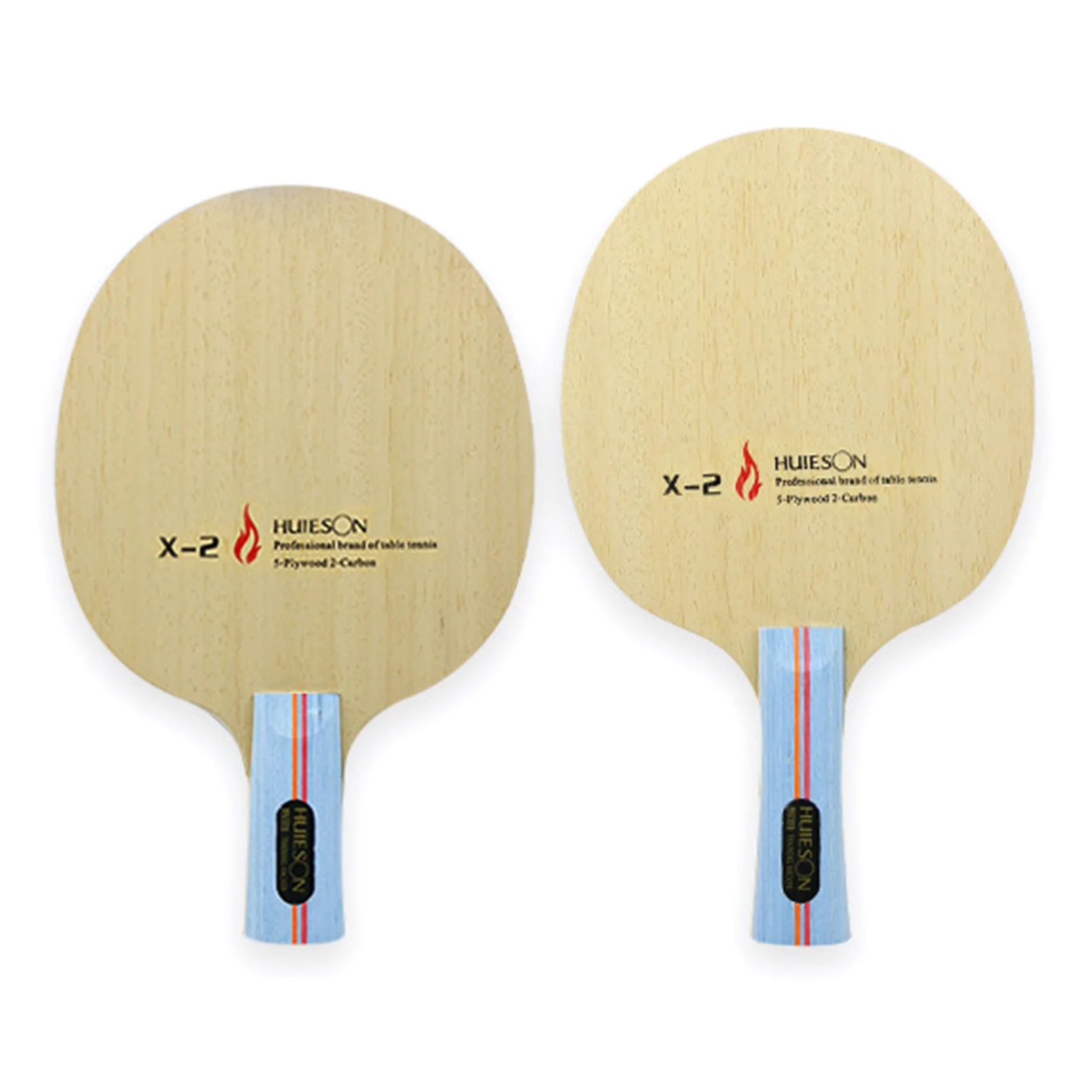Huieson 7 Ply Hybrid Carbon Table Tennis Racket Blade Lightweight Ping Pong Racket Blade for Table Tennis Training Long Handle