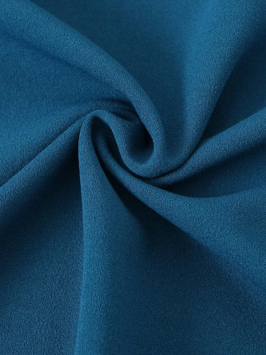 3D Breast Cup French Slim Waist Solid Color Strap Dress Premium Plus Size Women Square Collar Back Slit Long Formal Dress 9182