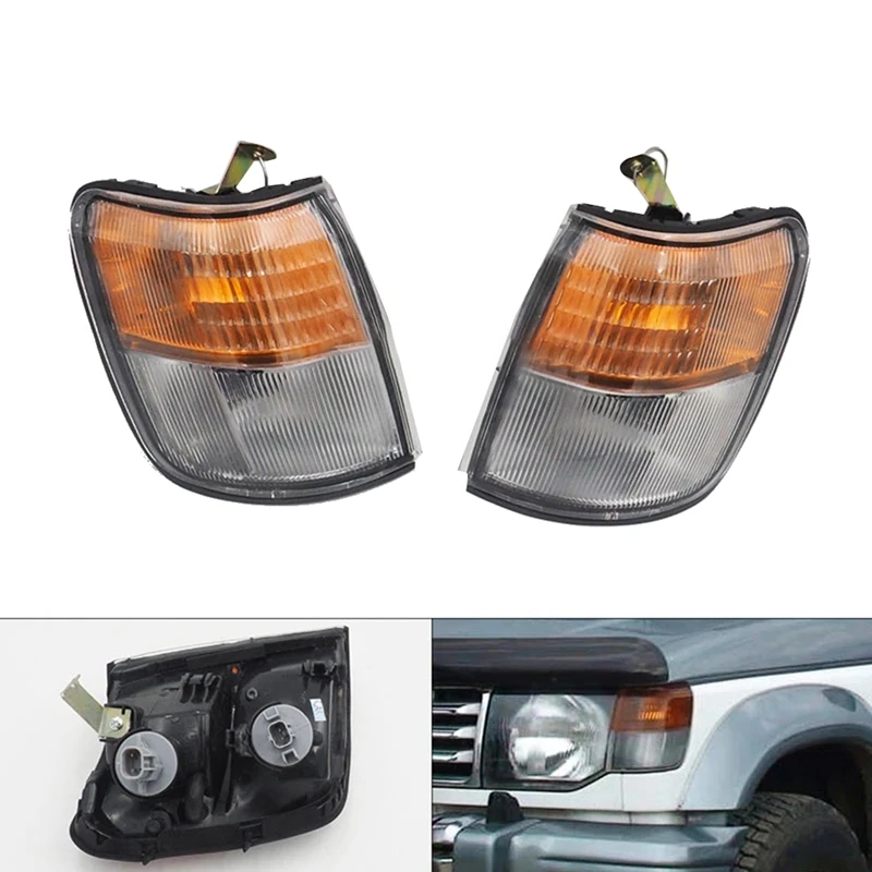 

MR124957 MR124958 для Mitsubishi Pajero Montero 1993 1994 1995 1996 автомобисветильник передний угловой световой сигнал