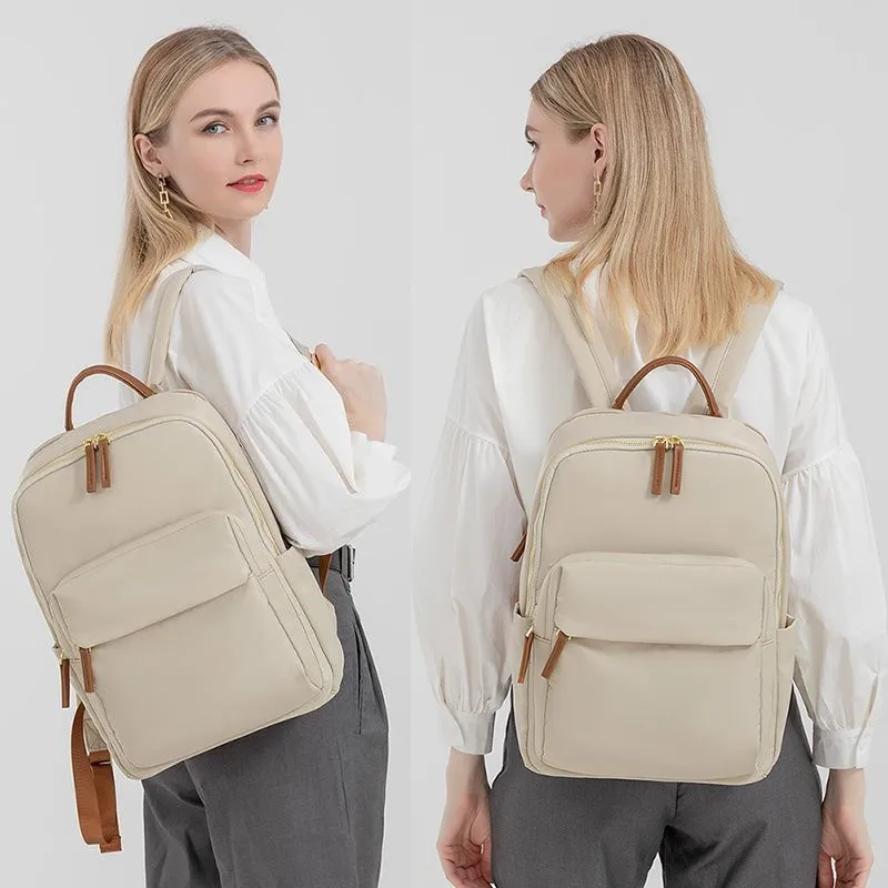 Luxury Women's Backpack High-Quality 14 Inch Laptop Casual Waterproof Travel Bags Large Capacity Business Bagpacks