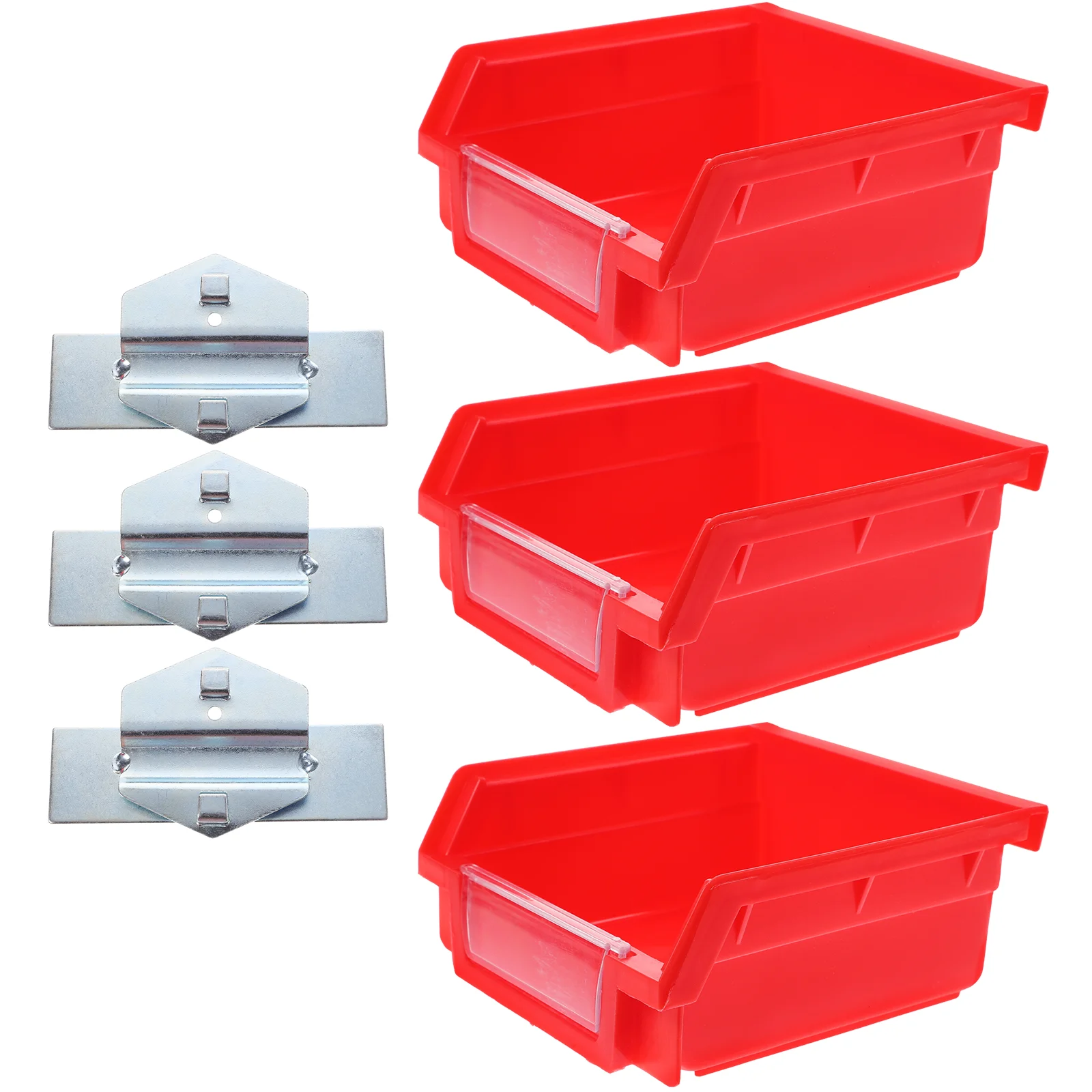 

3 Pcs Storage Box Peg Board Bin for Shop Organiser Nail Stamping Plate Pegboard Garage Wall Organizer Perfboard Bins Baskets