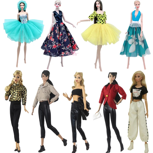 Nk 25 Estilo Venda Quente 5 Pçs/set Vestido De Princesa Roupas Moda Para  Barbie Acessórios Boneca Presente Aniversário Crianças Presente Da Menina  Brinquedo Jj - Acessórios Para Bonecas - AliExpress