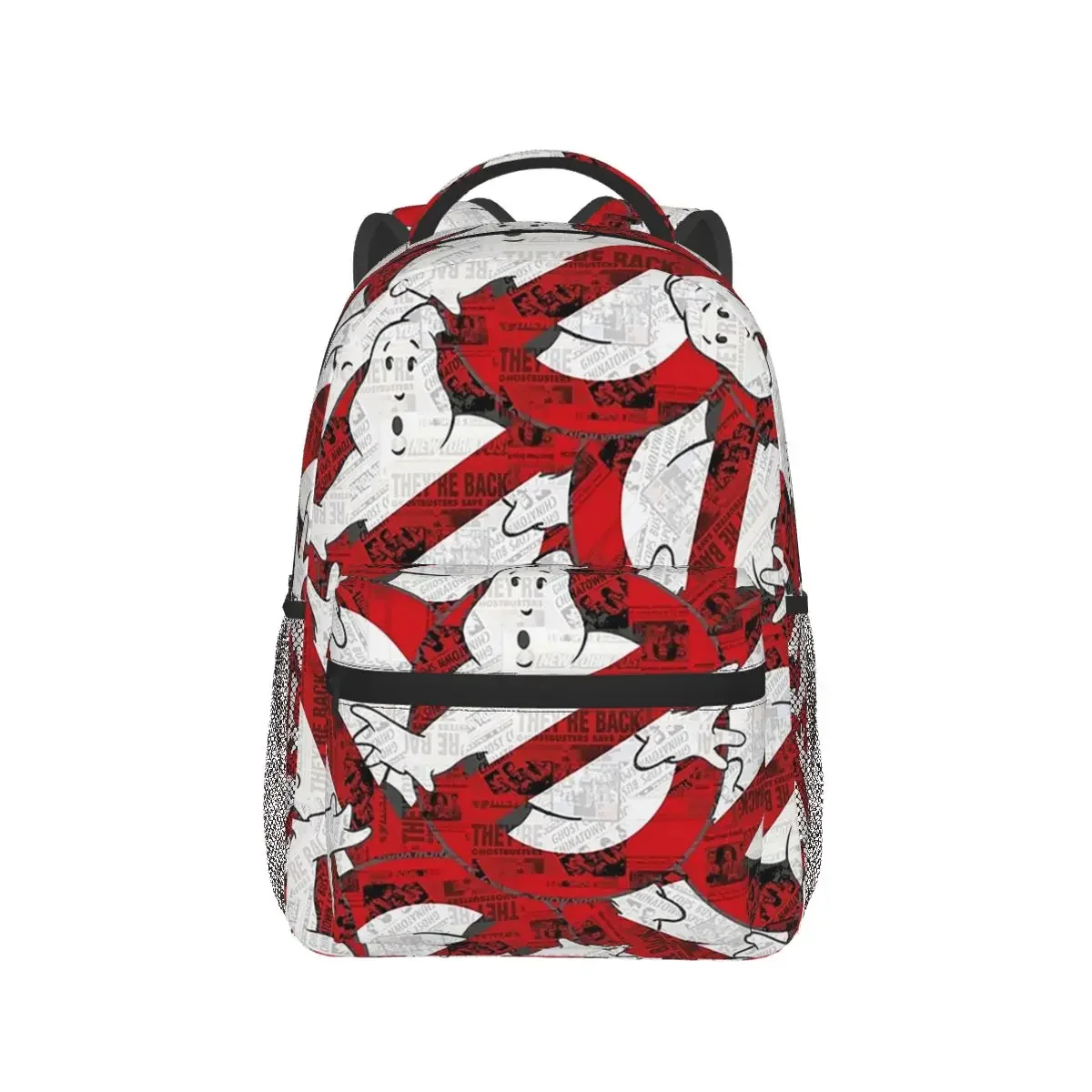 Waroost Youth Ghostbusters Backpack - Laptop Rucksack, 12.2x5.1x18 Inches, Lightweight Canvas, Allover Graphic Print - View #9