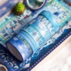 19 Pcs/set Blue Forest Snowflake Silvery Christmas Tree Washi Tape Set Scrapbooking Diy Journal Stationery Deco Art Supplies 4