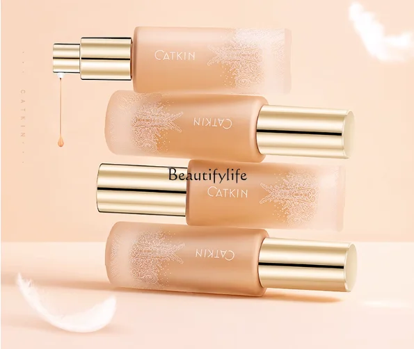 

Skin Care Liquid Foundation Purple Snow Ginseng Concealer and Moisturizer Long Lasting Smear-Proof Makeup