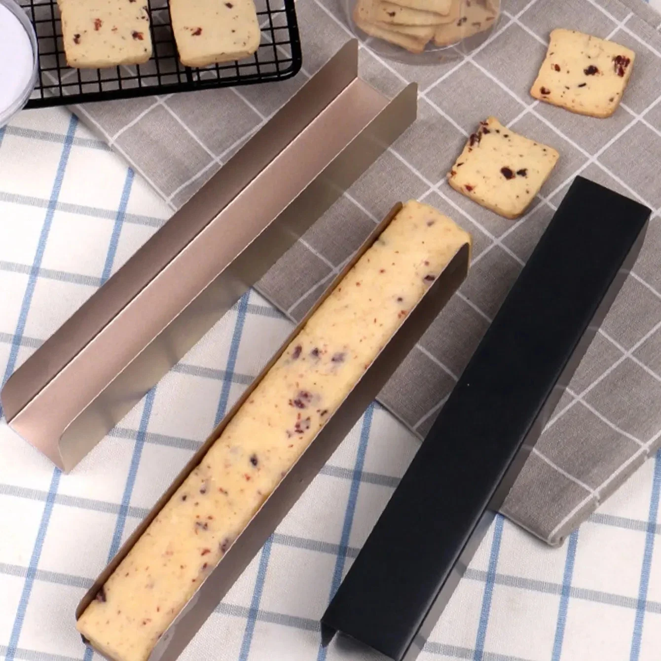 Pastry Baking Mold U-Shape & Rectangle Shapes for Cookies and Bread