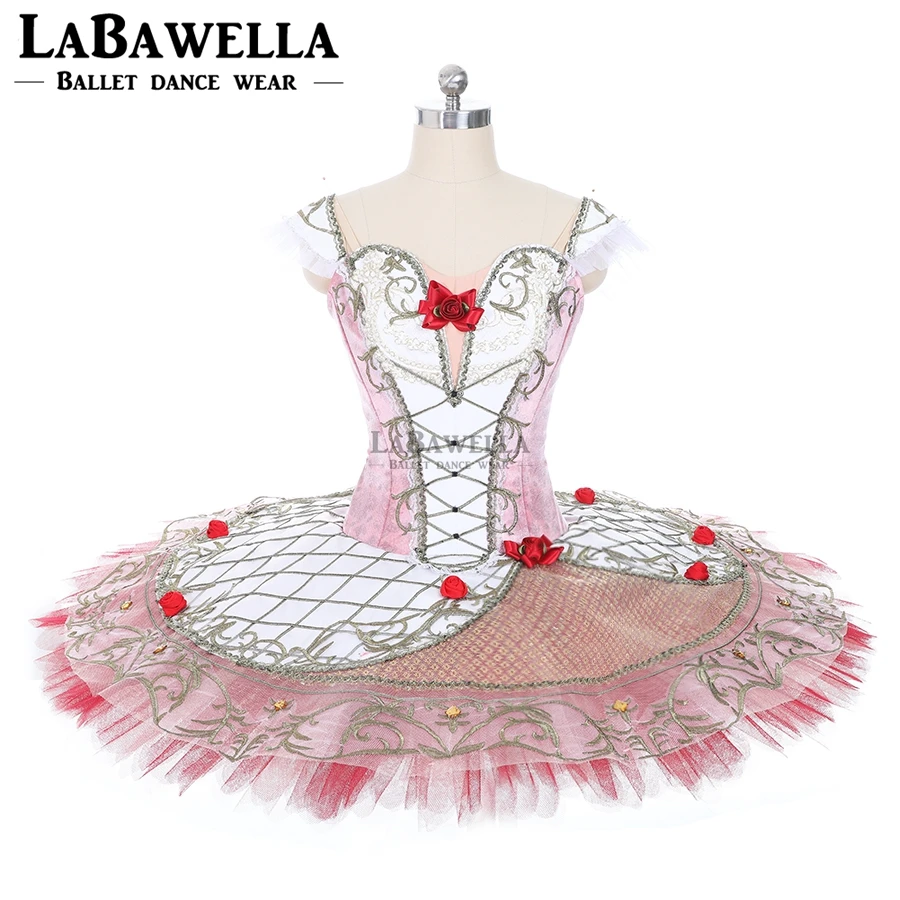 Wine red Ballet Tutu Costumes Girls Paquita Professional Ballet Stage