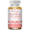 Xemenry Biotin and Collagen Supplement, Vegan Capsules Non-GMO, Gluten-Free