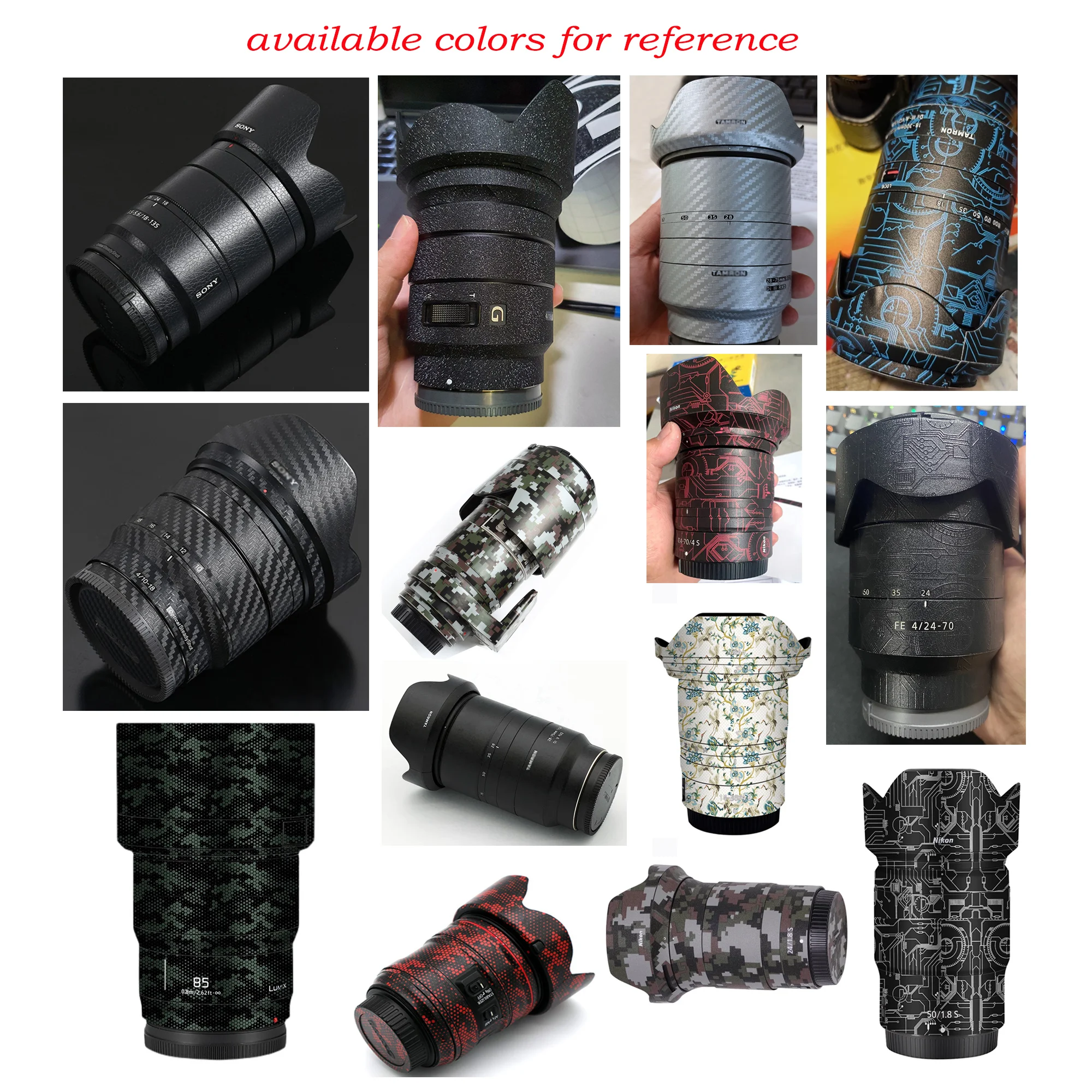 Anti-Scratch protective Camera Lens Sticker skin For Canon RF24