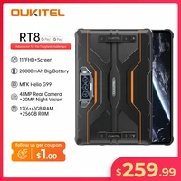 Oukitel RT8 Rugged 20000mAh Tablet 11" FHD+ Display 6GB+256GB Helio G99 Tablet 48MP Camera Tablets PC 33W Android 13 1