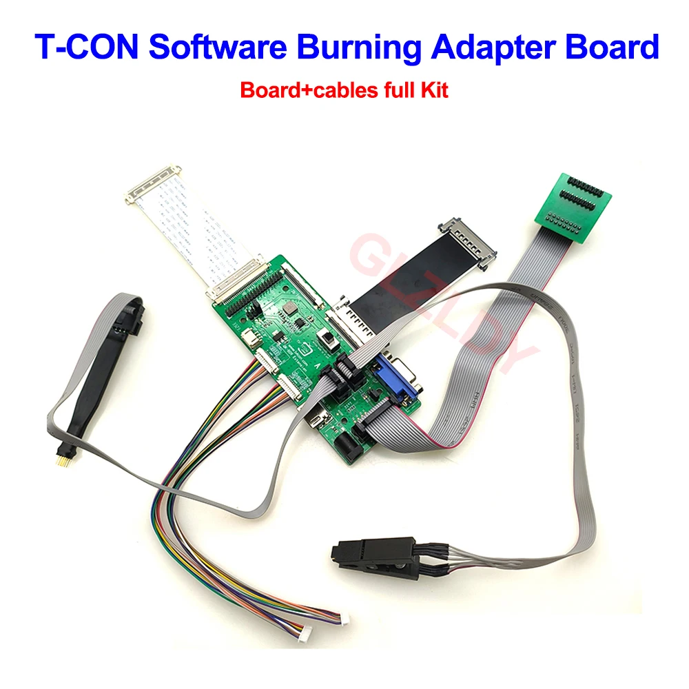 T-con Software Queima Placa Adaptadora Programa Queima Queima Placa Adaptadora para Rt809h Rt809f Programa Tcon Atualização Gama Sop8 Flash Isp Qk809 tv