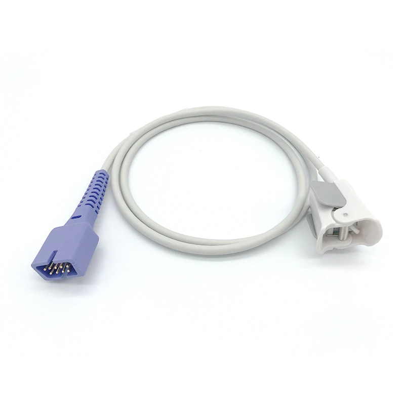 Reutiliz-vel-SpO2-Cabo-Sensor-Compat-vel-para-Nellcor-Biosys-Biocare ...