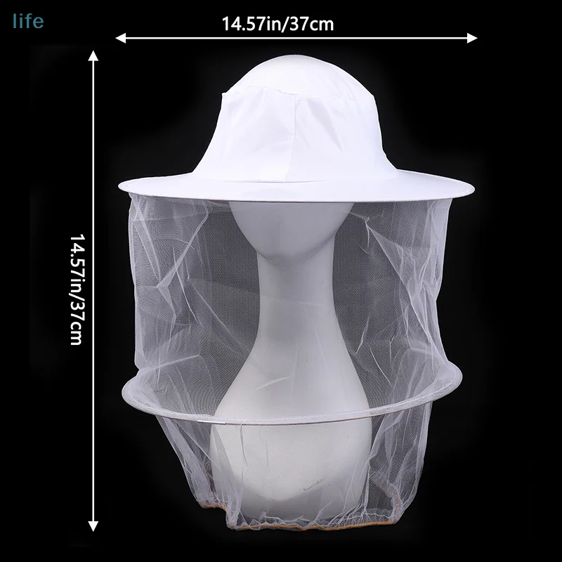 Bee Hat Breathable Beekeepers Hat With High Visibility Veil Face Protection Anti Bee Outdoor Fishing Mosquito
