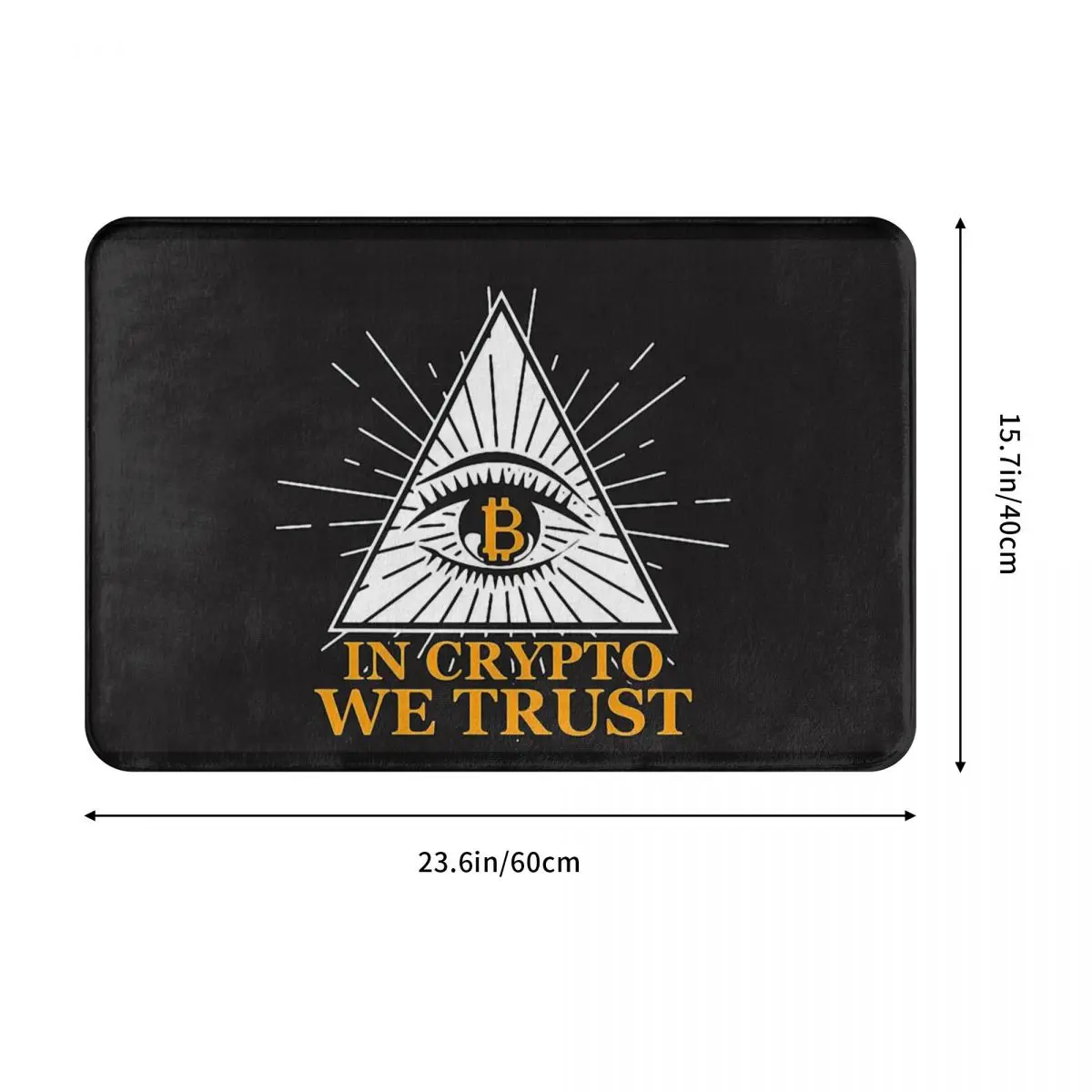 Bitcoin Crypto Miners Meme Doormat Living Room In Crypto We Trust Hallway  Carpet | eBay UK