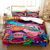 Bad Bunny Un Verano Sin Ti Duvet Cover Set Fashion Canvas Painting Bedding Set,Adults Teens Full Queen Size Comforter Cover Sets 4