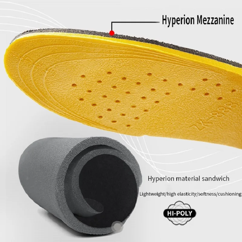 Height increasing insoles inside footwear