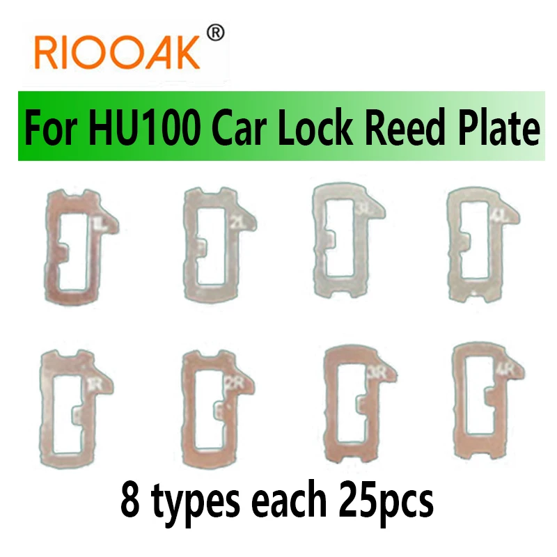 

200pcs/lot HU100 Blade Car Lock Reed Locking Plate For Chevrolet/Ma Rui bao/Cruze/Camaro Buick New Regal LaCrosse GL8 Each 25pcs