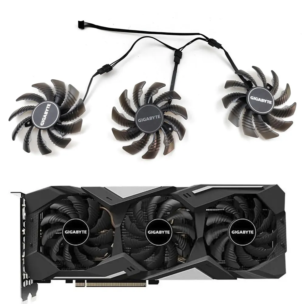 New 78MM Cooler Fan Replacement For Gigabyte GeForce GTX 1660Ti