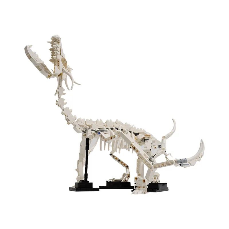 

MOC Jurassic Skeleton Dragon Fossil Building Block Kit Brachiosaurus Mosasaur Spinosaurus Brick Model DIY Kid Toy Birthdays Gift