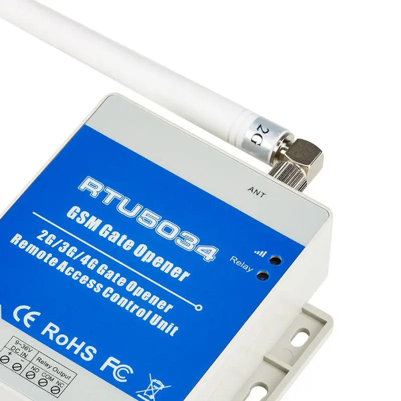 RTU5034 5024 2G GSM Mobile Phone Gate Garage SMS Door Opener Relay Switch Wireless Remote Access Control System Drop Shipping