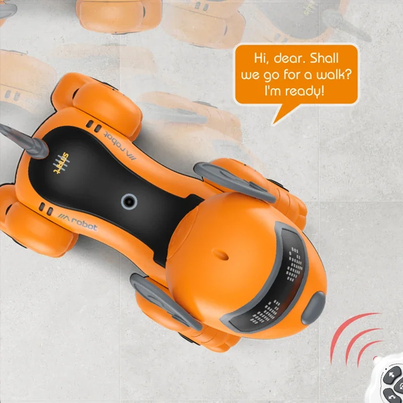Rc Robot Smart Dog Intelligent Programming Touch Sensing Music Dance Singing Follow Walking Electric Pet Animals for Girl