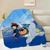 Anime K-Kikis D-Delivery Service Blanket Skin friendly comfort warm soft plush blanket suitable sofa living room office bedroom 1
