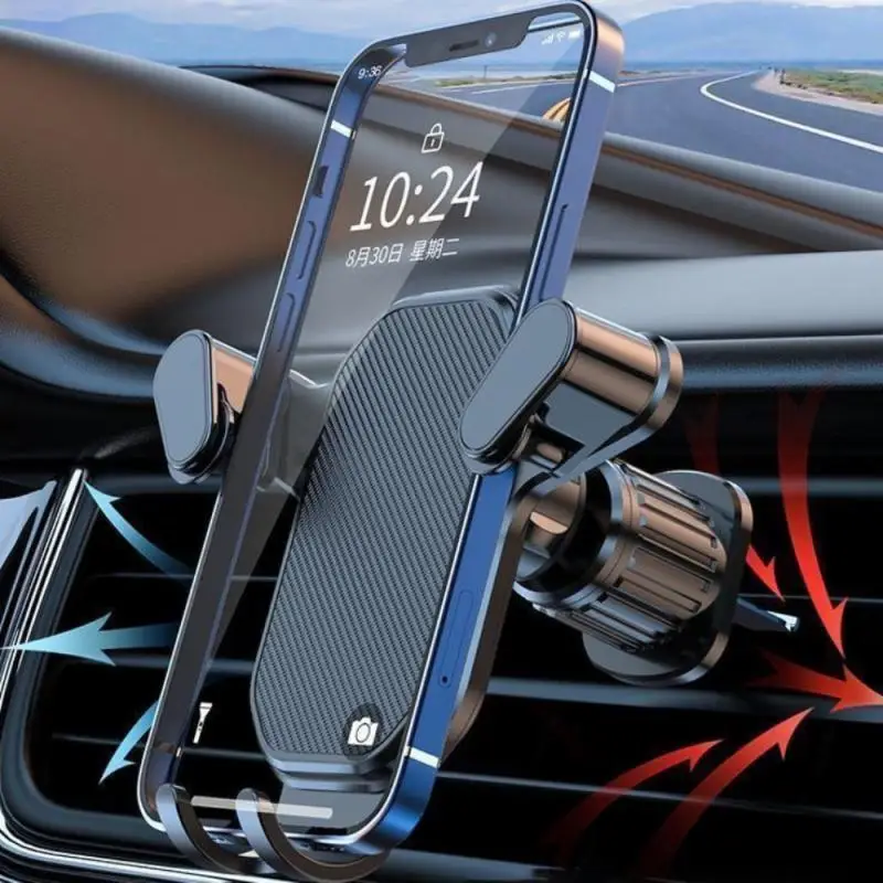 

Gravity Car Phone Holder 360° Rotation Car Air Vent Clip Mount Mobile Phone Stand GPS Support for 13 12