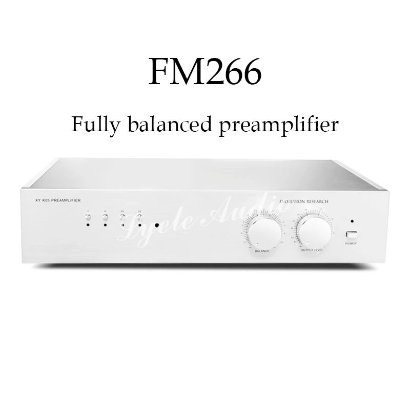 FM266 MKII 풀 밸런스드 프리앰프 레퍼런스 오리지널 라인, 리모콘 포함 하이엔드 하이파이 사운드 앰프