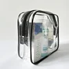 Clear Makeup Cosmetic Bag Portable Travel Toiletry Pouch Transparent Waterproof Pouch Storage Home Travel Wash Kit Case 4