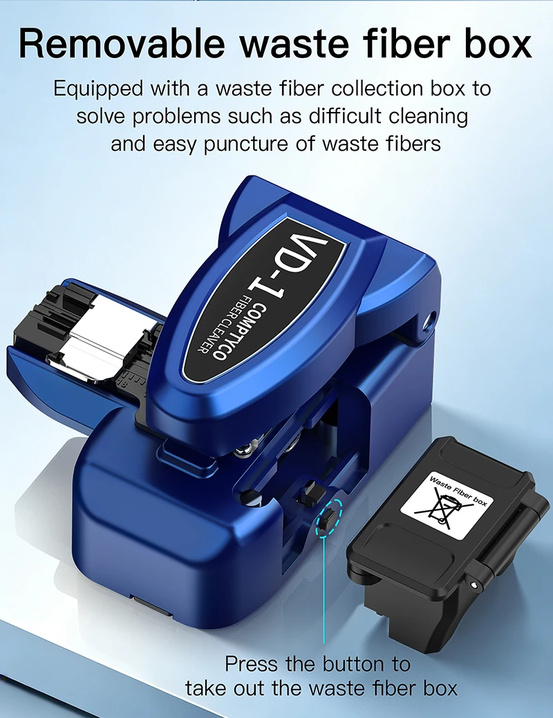 VD-1 One-step Fiber Cleaver Fully Automatic Fiber Optic Cutter FTTH Tool Optical