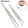 Eyelash Extension Specialized Tweezers Professional Stainless Steel Portable Anti-static Makeup Remover Beauty Cosmetic Tools 1