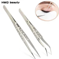 Eyelash Extension Specialized Tweezers Professional Stainless Steel Portable Anti-static Makeup Remover Beauty Cosmetic Tools 1