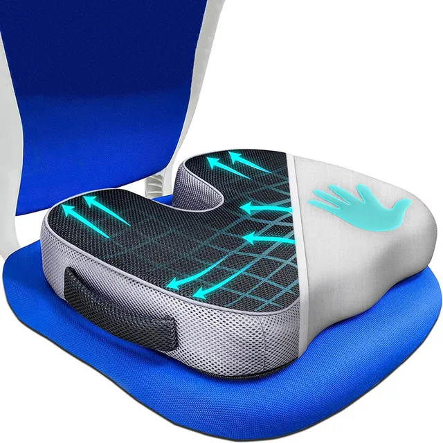 Coussin orthopédique antidérapant en mousse à mémoire de forme, coussin de Prostate pour coccyx, soulagement de la douleur, chaise confortable, siège de voiture 1
